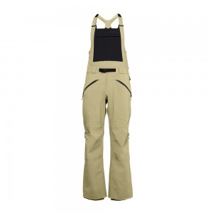 Beige Men's Black Diamond Recon Stretch Bib Pants | UP775174