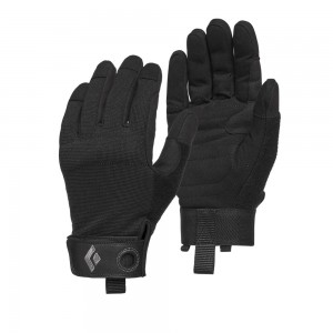 Black Men's Black Diamond Crag Gloves | IN278932