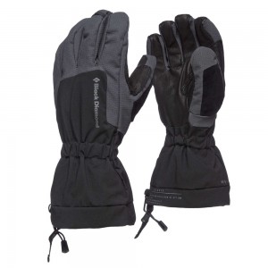 Black Men's Black Diamond Glissade Gloves | TV286878