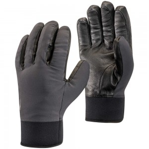 Black Men's Black Diamond HeavyWeight Softshell Gloves | YY169378