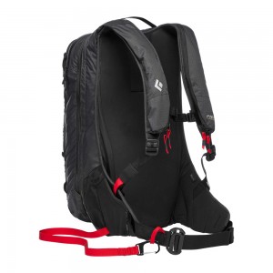 Black Men's Black Diamond JetForce Pro Split 25L Avalanche Airbag Backpacks | ZP951891