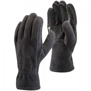 Black Men's Black Diamond MidWeight Fleece Gloves | NN379196