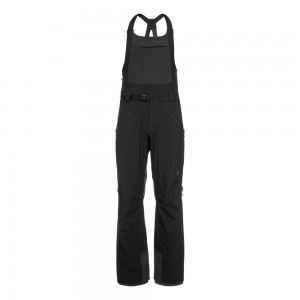 Black Men's Black Diamond Recon Stretch Bib Pants | NI282477