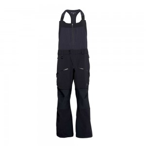 Black Men's Black Diamond Recon Stretch Pro Bib Pants | KU390309