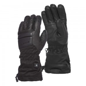 Black Men's Black Diamond Solano Heated Gloves | CF355106