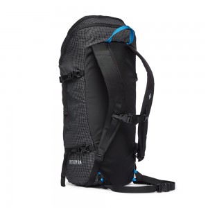 Black Men's Black Diamond Speed Zip 24 Backpacks | GD806591