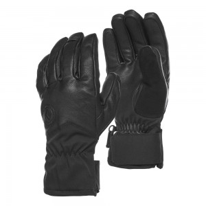 Black Men's Black Diamond Tour Gloves | NN890911