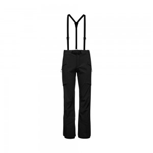 Black Women's Black Diamond Dawn Patrol Bib Pants | FO953359