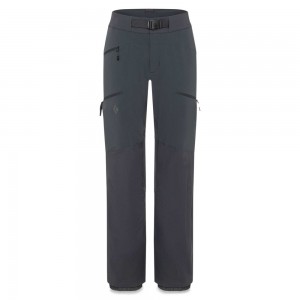 Black Women's Black Diamond Dawn Patrol Hybrid Pants | EX034594