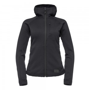 Black Women's Black Diamond Factor Hoody Jackets | NY693648