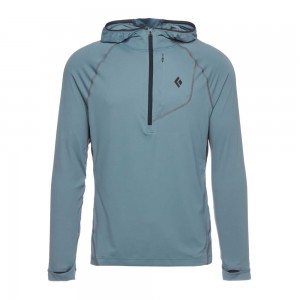 Blue Men's Black Diamond Alpenglow Pro Hoodie | ZO011417