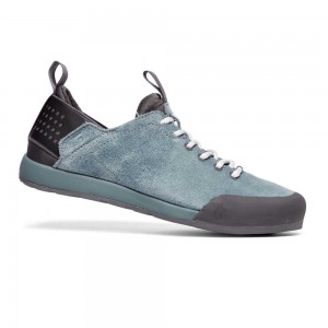 Blue Men's Black Diamond Session Suede Sneakers | OD384535