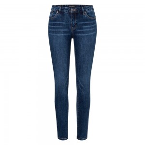 Blue Women's Black Diamond Crag Denim Jeans | WH195849