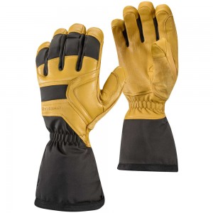 Brown Men's Black Diamond Crew Gloves | KF749899