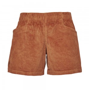 Brown Women's Black Diamond Dirt Bag Shorts | OG550413