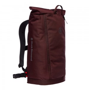 Burgundy Men's Black Diamond Street Creek 30 Roll-Top Backpacks | MC379434