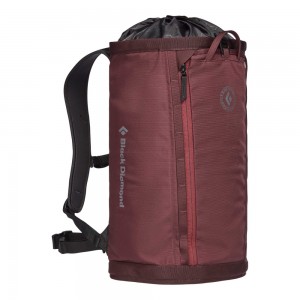 Burgundy Men's Black Diamond Street Creek 24 Backpacks | QV764278