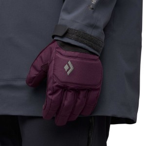 Burgundy Women's Black Diamond Mission Gloves | GW032614