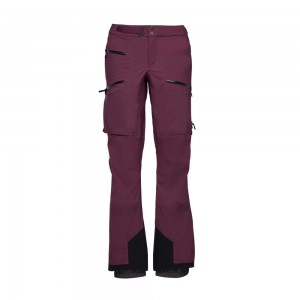 Burgundy Women's Black Diamond Recon LT Pants | FK914560