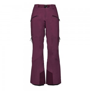 Burgundy Women's Black Diamond Recon Stretch Insulated Pants | DQ816472