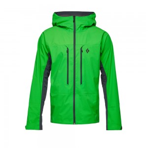 Green Men's Black Diamond Dawn Patrol Hybrid Shell Jackets | BO188285