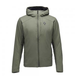 Green Men's Black Diamond First Light Stretch Hoody Jackets | XQ399487