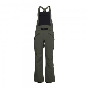 Green Men's Black Diamond Recon Stretch Bib Pants | PB136745