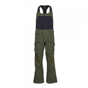 Green Men's Black Diamond Recon Stretch Pro Bib Pants | US271759