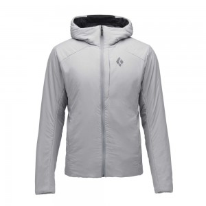 Grey Men's Black Diamond First Light Stretch Hoody Jackets | IO004287