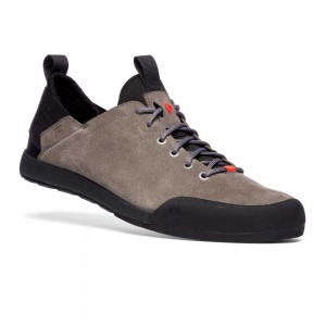 Grey Men's Black Diamond Session Suede Sneakers | IG308519