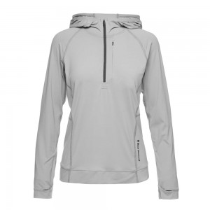 Grey Women's Black Diamond Alpenglow Pro Hoodie | SW439587