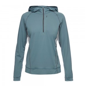 Grey Women's Black Diamond Alpenglow Pro Hoodie | OR663122