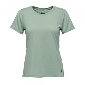 Grey Women's Black Diamond Lightwire Short Sleeve Tech T Shirts | GN468129