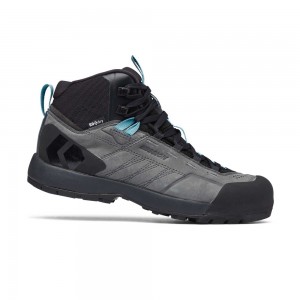 Grey Women's Black Diamond Mission Leather Mid Waterproof Approach Shoes | EF913728