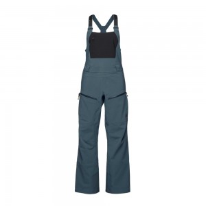 Navy Women's Black Diamond Recon Stretch Bib Pants | ML077152