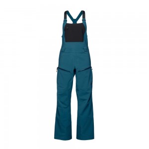 Navy Women's Black Diamond Recon Stretch Bib Pants | PT345169