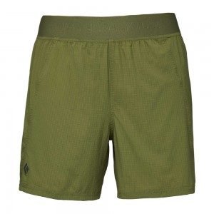 Olive Women's Black Diamond Sierra LT Shorts | TJ503897