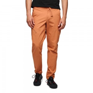 Orange Men's Black Diamond Rocklock Climb Pants | EK038449