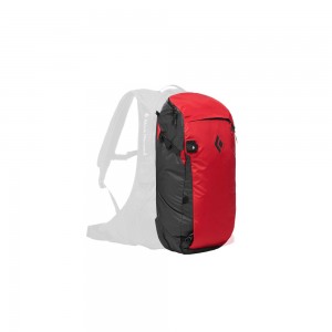 Red Men's Black Diamond JetForce Pro Booster 35L Backpacks | IN475485