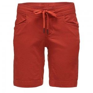 Red Women's Black Diamond Credo Shorts | JD365424