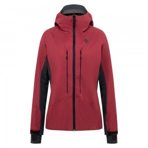 Red Women's Black Diamond Dawn Patrol Hybrid Shell Jackets | BQ148311