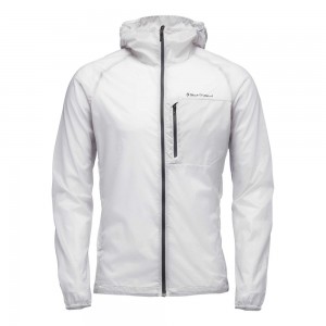 White Men's Black Diamond Distance Wind Shell Jackets | ZM647096