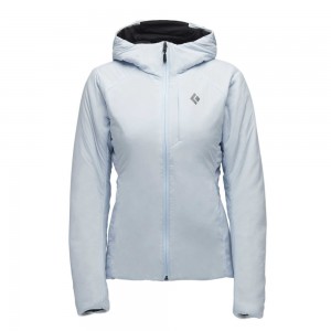 White Women's Black Diamond First Light Stretch Hoody Jackets | TG877448