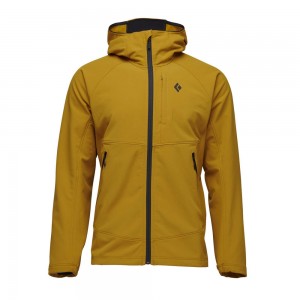 Yellow Men's Black Diamond Element Hoody Jackets | FR958969