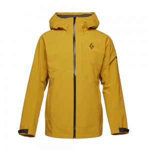 Yellow Men's Black Diamond Recon Stretch Ski Shell Jackets | SQ545434