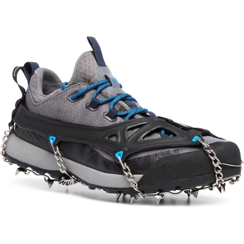 Black Men's Black Diamond Access Spike Traction Device Approach Shoes | OA835764