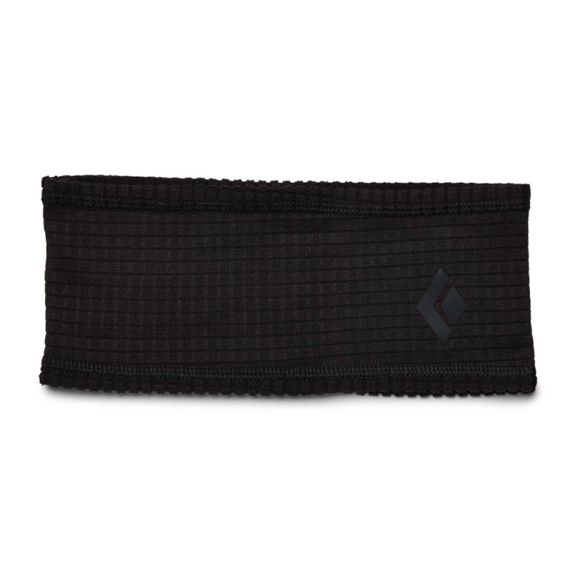 Black Men\'s Black Diamond Active Headband | QH368053