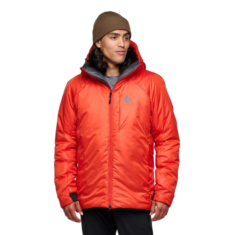 Black Men's Black Diamond Belay Parka | FV225121