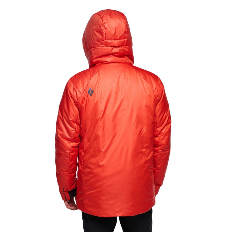 Black Men's Black Diamond Belay Parka | FV225121