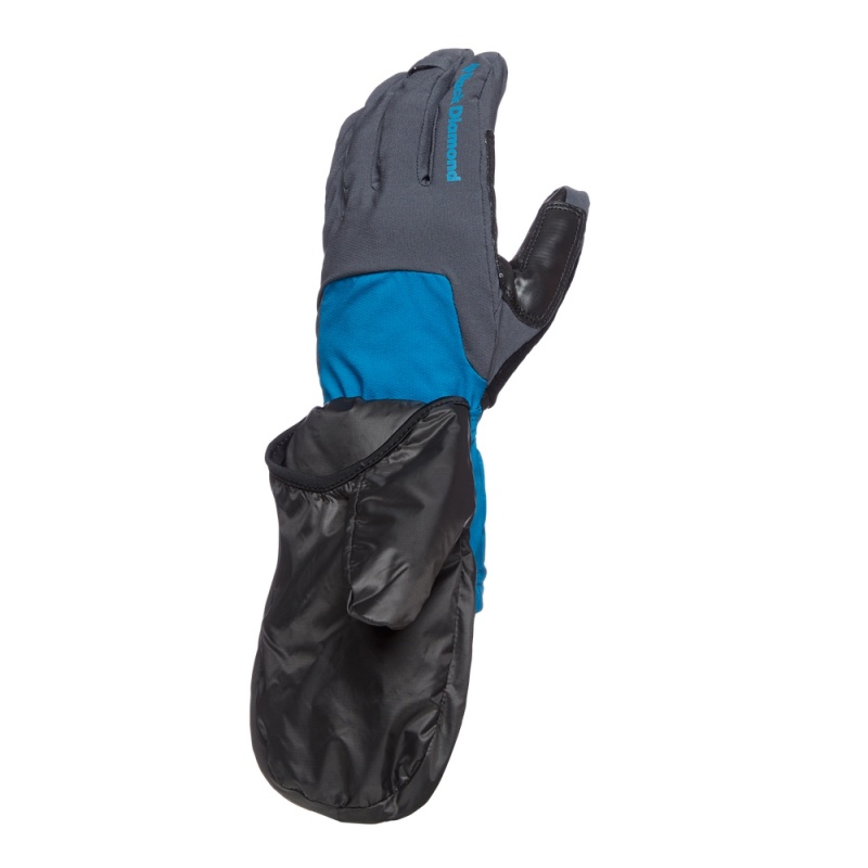 Black Men\'s Black Diamond Cirque Hybrid Gloves | ND891193